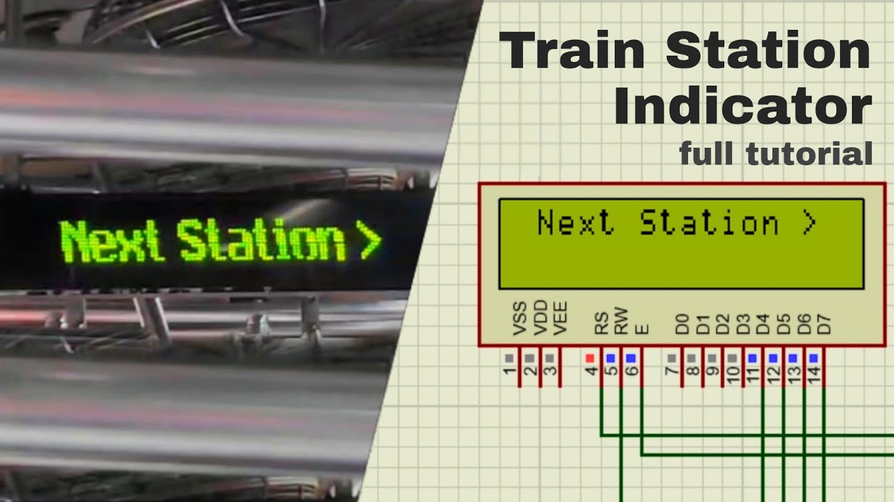 Train Station Indicator Simulation | Proteus | Arduino - YouTube