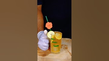 Zesty Refreshment: The Ultimate Lemon Ice Tea Recipe #shorts #shortvideo #icetea #lemon