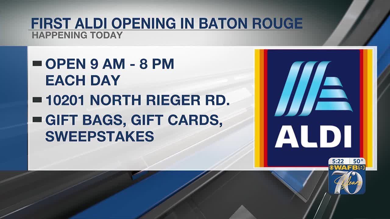 Aldi will officially open the doors to its BR location on Thursday