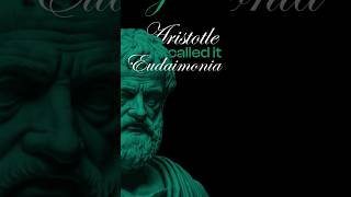 Aristotle's word for happiness. We've been wrong about it.