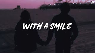 With A Smile - Reese Lansangan (Lyric Video)