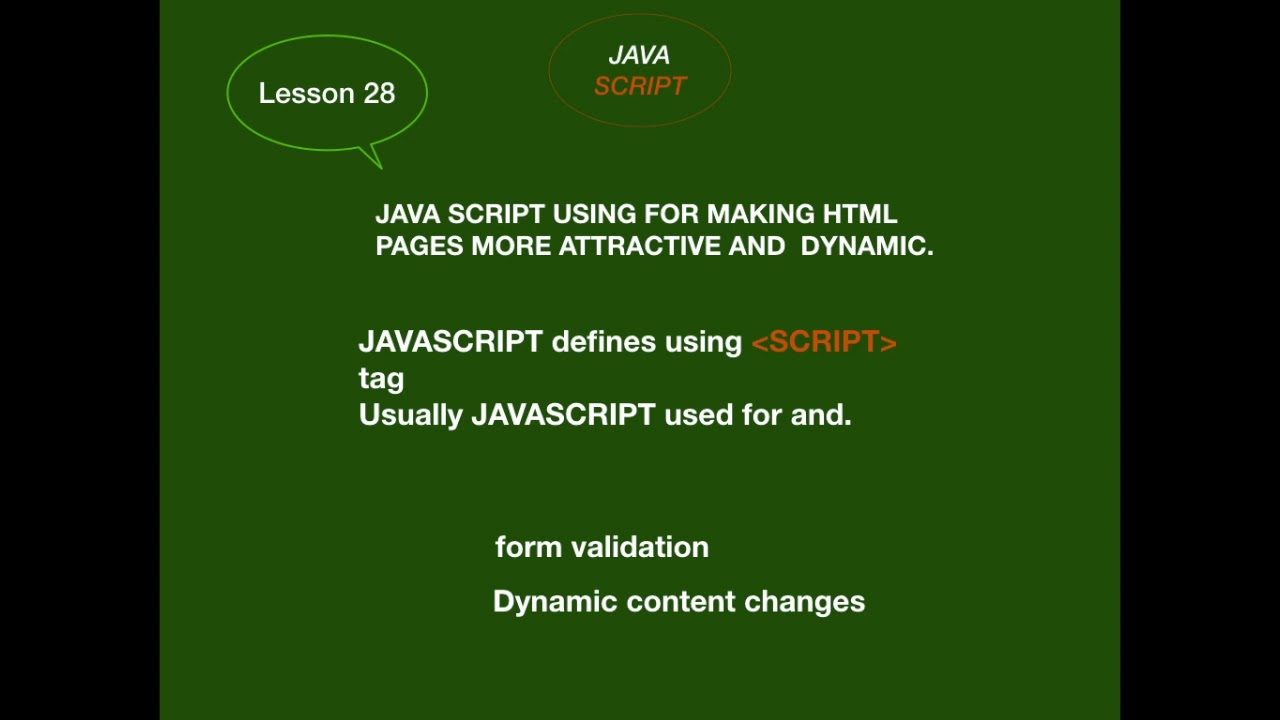 HTML and JavaScript 28 : How to write first javascript program ?? Hello ...