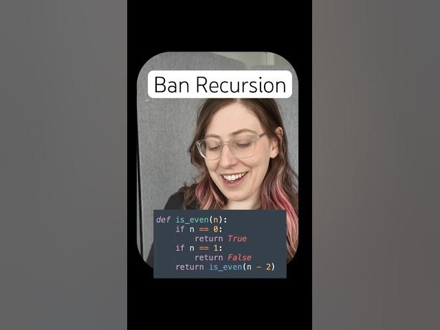 Ban Recursion Now