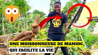 Une moissonneuse de manioc qui facilite la vie de millions d’agriculteurs.