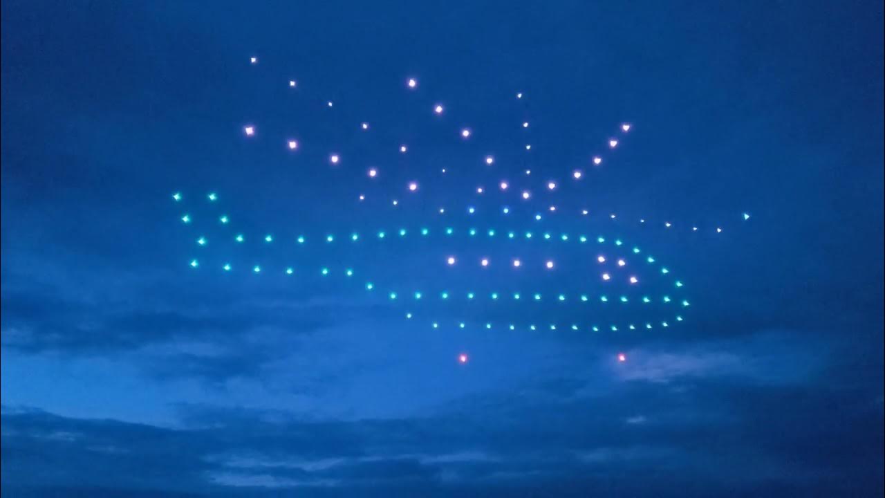Gander Festival of Flight Drone Show YouTube
