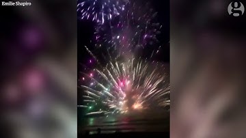 Barge carrying New Year