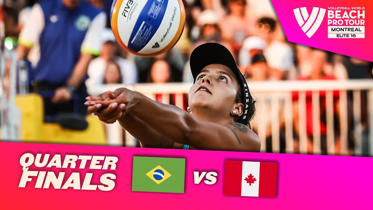 Thamela/Victoria vs. Melissa/Brandie - Quarter Final Highlights | Montreal 2025 #BeachProTour