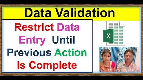 Restrict Data Entry in Excel Until Previous Action Is Complete - Tutorial