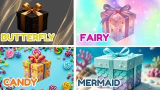 Choose Your Gift 🎁 Black & Gold Royal, Candyland, Fairy Light or Mermaid Gift Box  👑🍭🧚‍♀️🧜‍♀️ screenshot 4