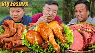 Who Eat Mustard Chicken Drumsticks? | Tiktok Video|Eating Spicy Food And Funny Pranks|Funny Mukbang