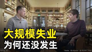 为什么大规模失业没有出现?| Sam Altman最新访谈 | OpenAI | 开源大模型 | 模型蒸馏 | AGI | 机器人 | 算力 | 规模效应 | Scaling Law | AI就业