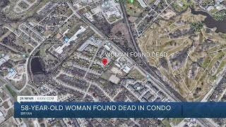 Bryan PD investigating after woman found killed in her condo