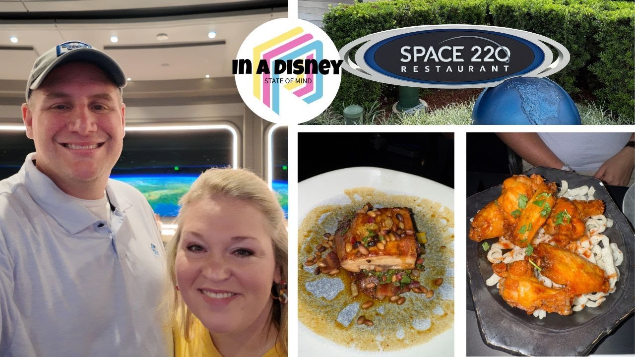 Space 220 Lounge Epcot Walt Disney World Dining | Обзор еды, обед и ужин