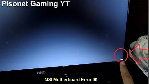 Msi Motherboard Error 99