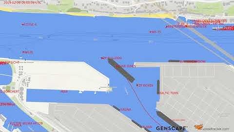 Container Ship "Ever Given" Allided with Berthed Ferry "Finkenwerder" in Hamburg