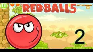 Red Ball 5 - Gameplay Walkthrough Part 2 - Level 16-30 (Android, iOS)