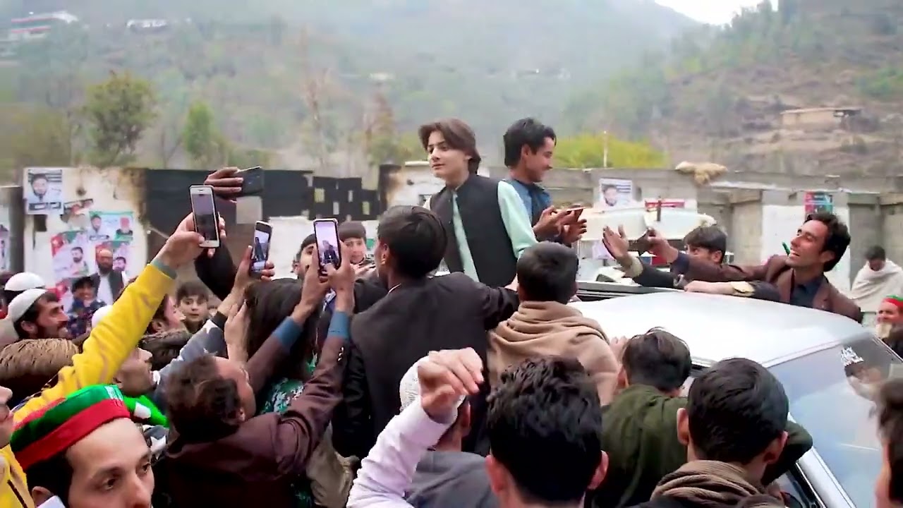 Chota Imran Khan PTI Jalsa Crowd Buner Chagharzi 2024