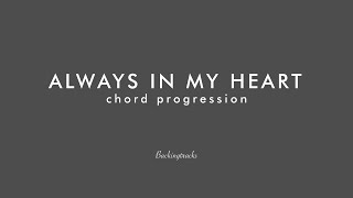 ALWAYS IN MY HEART chord progression - Jazz Backing Track Play Along The Real Latin Book