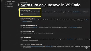 How to Turn On Auto Save in VS Code | Enable Auto Save Automatically (2025 Tutorial)