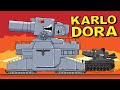 "KARLODORA - Monster Creation" Cartoons about tanks