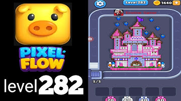 Pixelflow level 282 Guide Walkthrough Solution