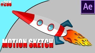 Motion Sketch / Objects following path - After Effects tutorial Motion Sketch / Objects following path - After Effects tutorial