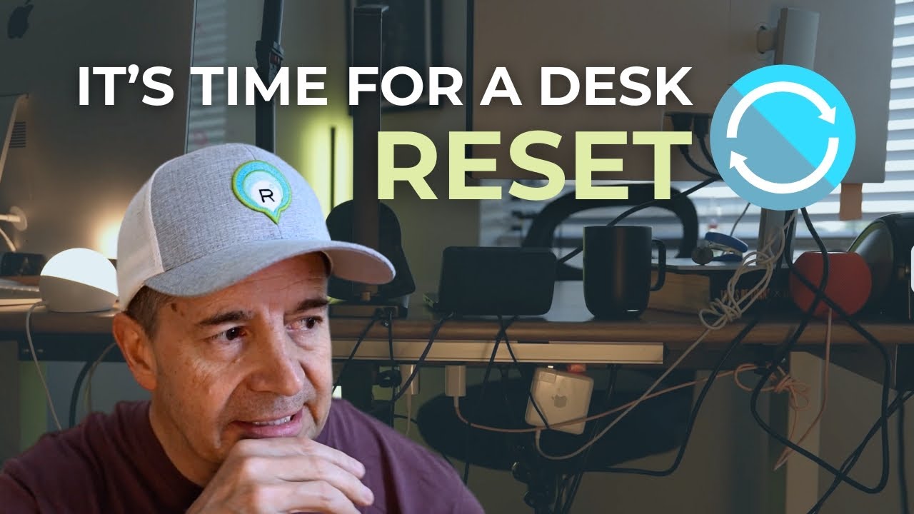 DIY Desk Setup with Easy Cable Management Hacks - YouTube