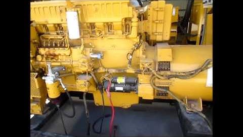 Low Hour Open Skid Cat 3406 400kw Generator Set