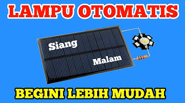 Cara Membuat Lampu Otomatis Sensor Cahaya ( Tanpa LDR )
