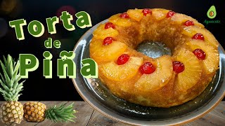 Como Hacer  Torta De Piña Volteado De Piña Receta Facil