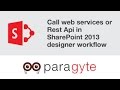 How to call web services or rest api in sharepoint 2013 designer workflow