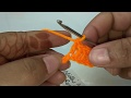 Crochet class 07 for beginners / how to work double crochet stitch