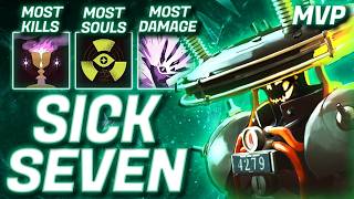 The most fed SEVEN you'll ever see (100K dmg actual movie)