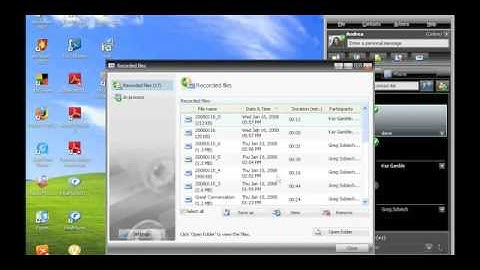 Recording video calls with ooVoo
