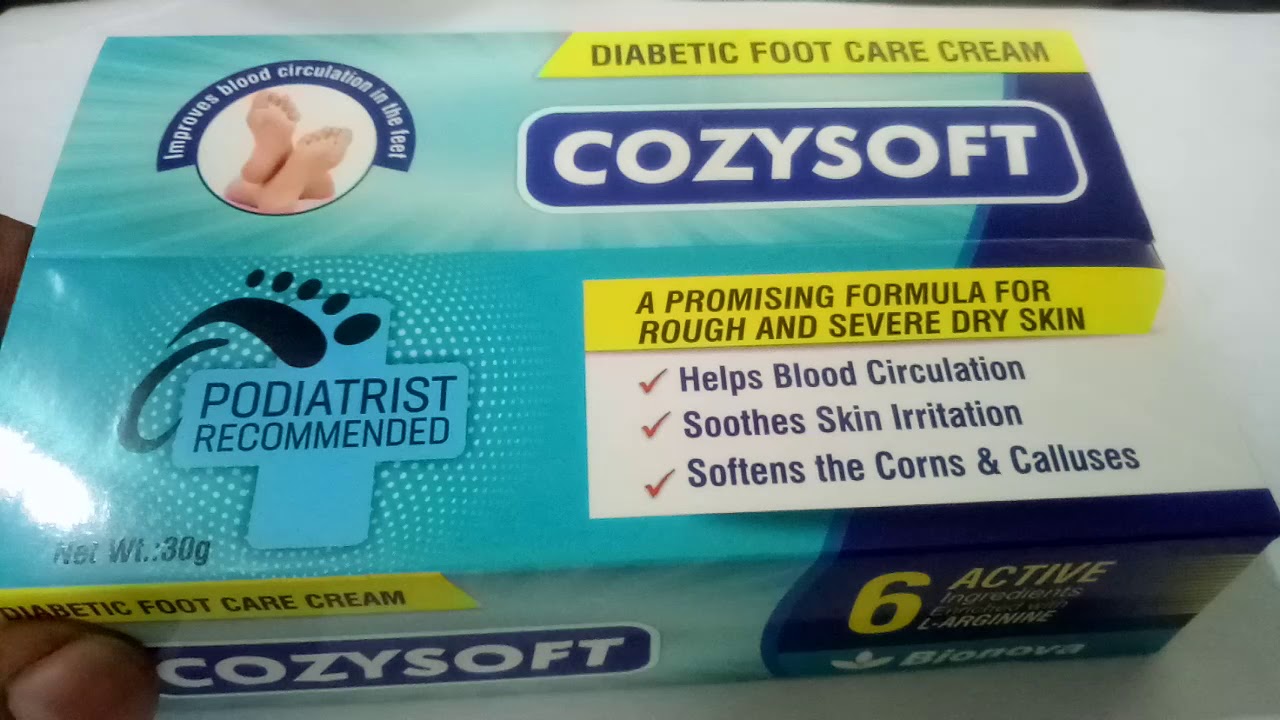 Cozysoft Cream For Diabetic Foot Ulcer Increases Blood Flow To The 