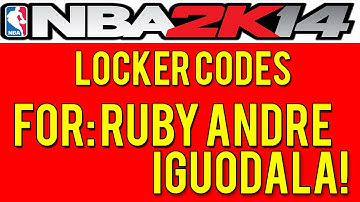 NBA 2K14 Locker Codes - Ruby Andre Iguodala! PS4/XBOX ONE!