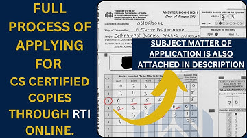 🔍!CS Exam Certified Copies with RTI 📜💼 | Full Guide