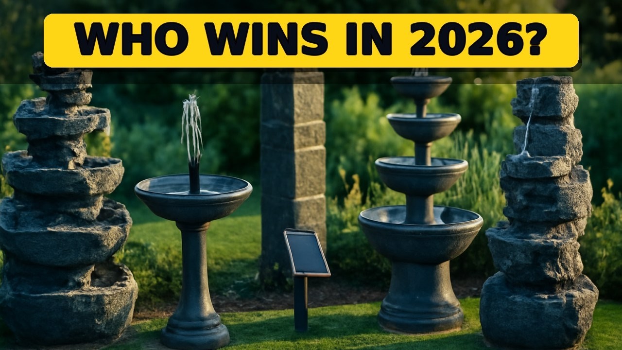 Top 5 Best Outdoor Solar Fountains 2026 - Enhance Your Garden's Serenity