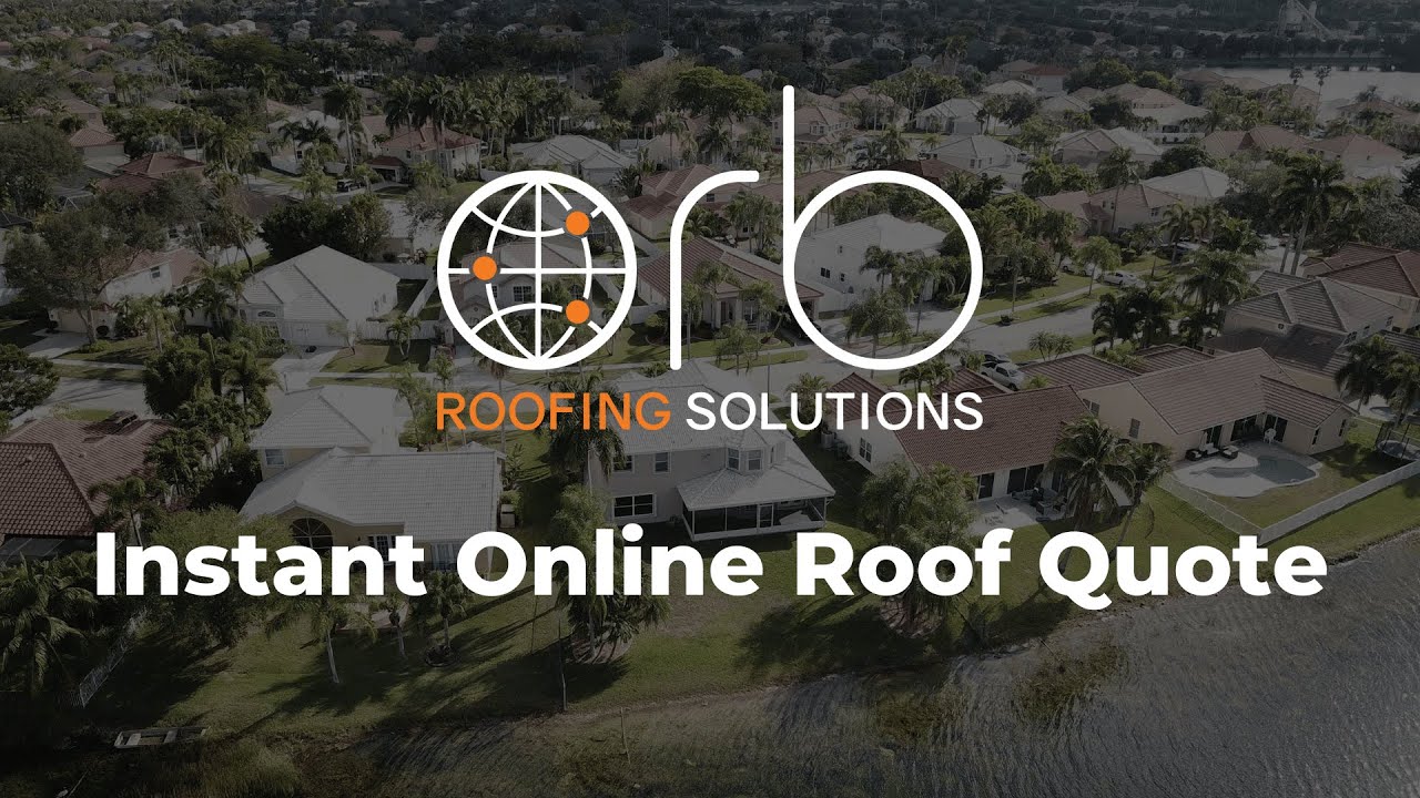 How to Use The Instant Roof Quote Module - ORB Roofing Solutions - YouTube