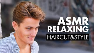 Men Medium Haircut | ASMR Hair Experience | SlikhaarTV screenshot 5