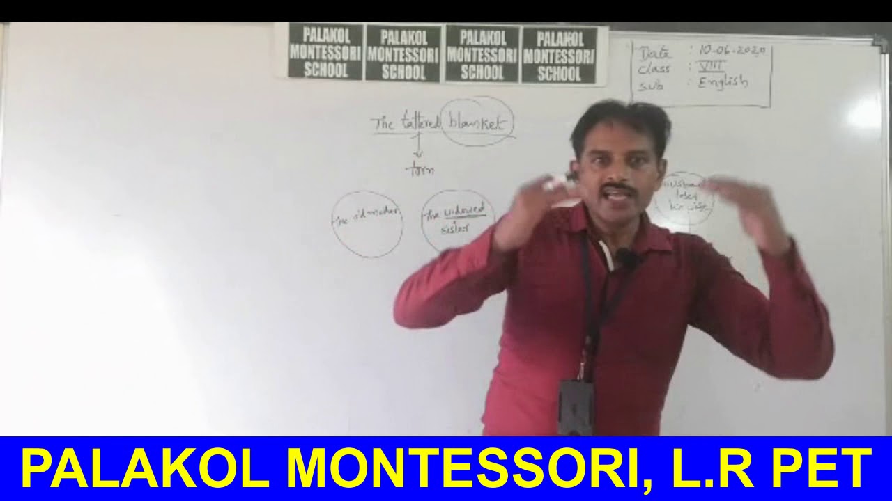 VIII CLASS ENGLISH THE TATTERED BLANKET YouTube