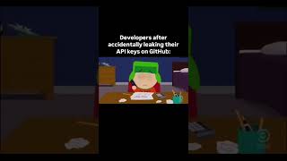 That moment you realize your .env is public 😭#github #memes #shorts