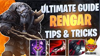 WILD RIFT ULTIMATE RENGAR GUIDE | TIPS & TRICKS | Guide & Build