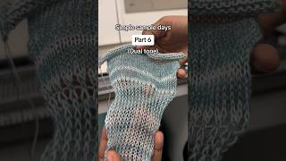 Machine Knitting for beginners - mixing colours knittingpattern knitting knittingmachine yarn