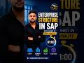 Enterprise Structure in SAP Explained in 1 Minute. Company code, sales area, plant, storage location