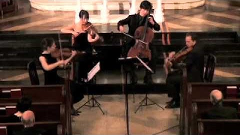 Attacca Quartet Plays Haydn Op. 20 no. 1 - Third Movement
