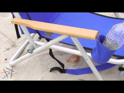 Wearever Aluminum Hi Back Backpack Beach Chair Product Review