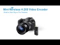 DDMALL Wireless Video Encoder, the Smallest Wireless Live Streaming Encoder for YouTube, Facebook...
