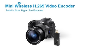 DDMALL Wireless Video Encoder, the Smallest Wireless Live Streaming Encoder for YouTube, Facebook...
