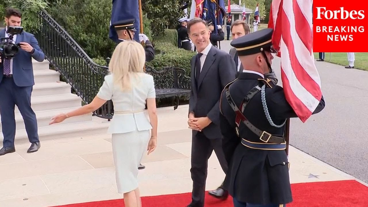 Mark Ruth Secretary NATO Secretary General Mark Rutte Arrives At The White House For ...
